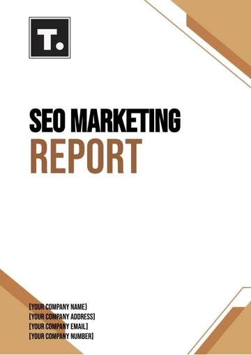 Free SEO Marketing Report Template to Edit Online