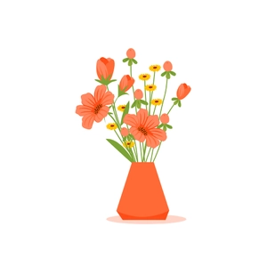 Free Flower Pot Spring Clipart to Edit Online