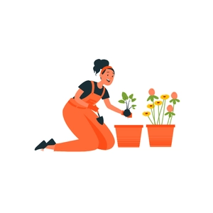 Free Gardening Spring Clipart to Edit Online