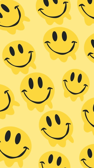 Free Smiley Face Preppy Wallpaper to Edit Online