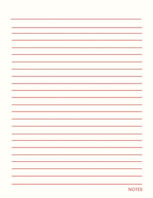 Free Red Lined Paper to Edit Online