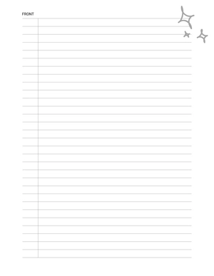 Free Double Sided Lined Paper to Edit Online
