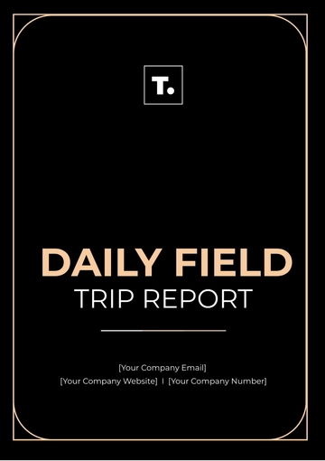 Free Daily Field Trip Report Template to Edit Online