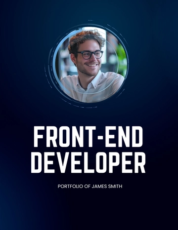 Free Front End Developer Portfolio Template to Edit Online