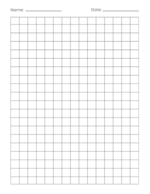 Free Square Lined Paper to Edit Online