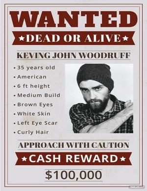 Wanted Poster Template