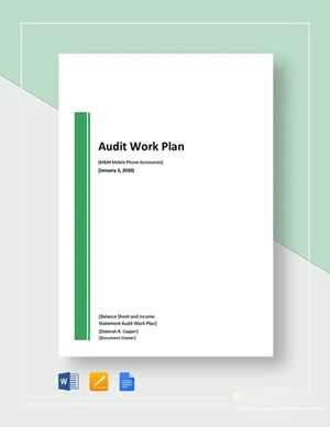 Audit Work Plan Template