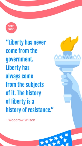 Free 4th of July Quote for Business Template to Edit Online