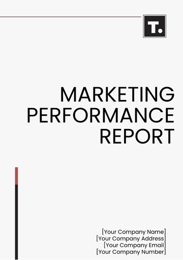 Free Marketing Performance Report Template to Edit Online