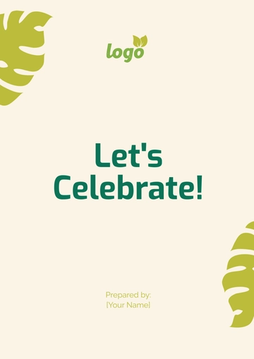Free Organic Cover Page Template to Edit Online