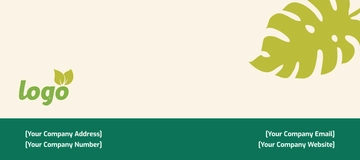 Free Organic Envelope Template to Edit Online