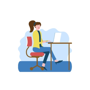 Free Working Woman Clipart to Edit Online
