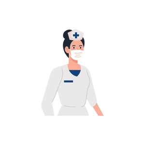 Free Working Woman Nurse Clipart to Edit Online