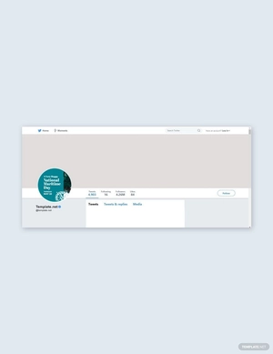 National Maritime Day Twitter Profile Photo Template