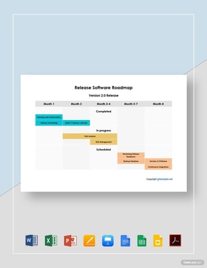 Release Software Roadmap Template
