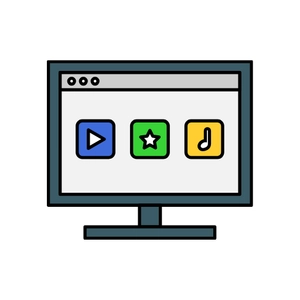 Free Digital Entertainment Icon to Edit Online