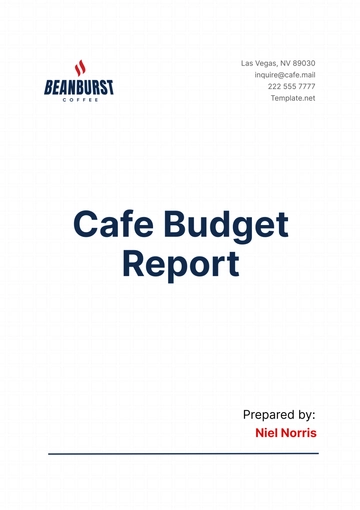 Free Cafe Budget Report Template to Edit Online Free Cafe Budget Report Template to Edit Online