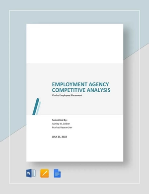 Employment Agency Competitive Analysis Template
