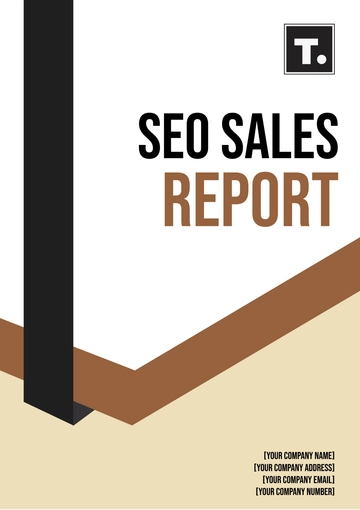 Free SEO Sales Report Template to Edit Online