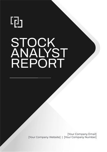Free Stock Analyst Report Template to Edit Online