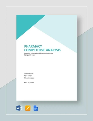 Pharmacy Competitive Analysis Template