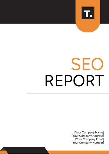 Free SEO Report Template to Edit Online