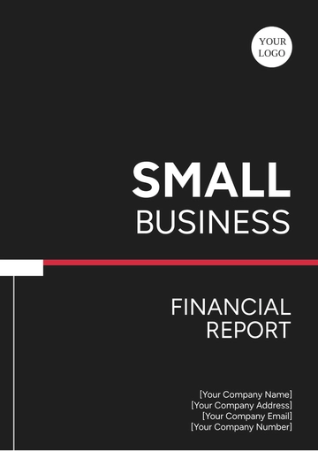 Free Small Business Financial Report Template to Edit Online