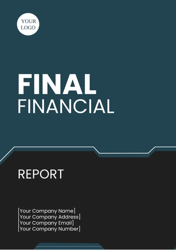 Free Final Financial Report Template to Edit Online