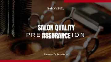 Free Salon Quality Assurance Presentation Template to Edit Online
