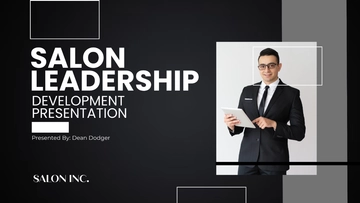 Free Salon Leadership Development Presentation Template to Edit Online