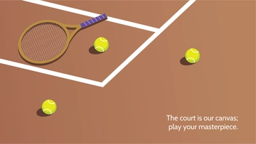 Free Wimbledon Tennis Court Background Template to Edit Online