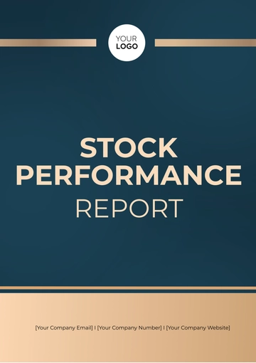 Free One Page Stock Report Template to Edit Online