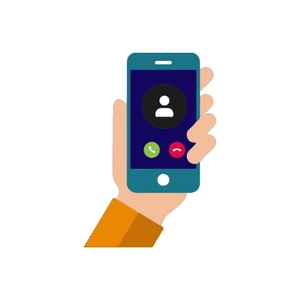 Free Incoming Phone Call Clipart to Edit Online