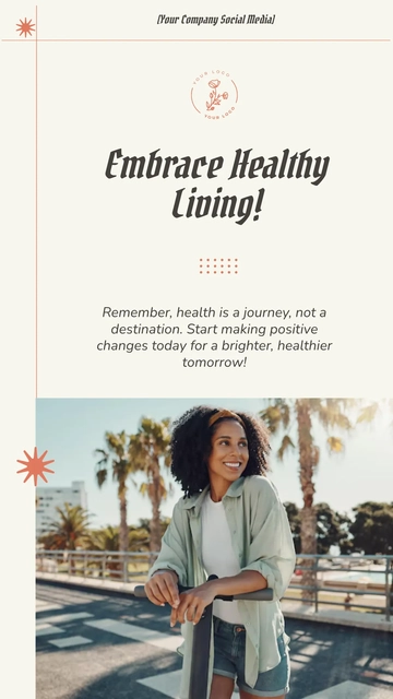 Free Minimalist Instagram Story Template to Edit Online