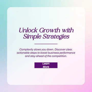 Free Minimalist LinkedIn Post Template to Edit Online