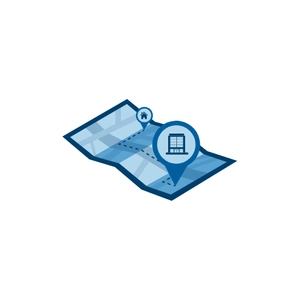 Free Map Route Clipart to Edit Online