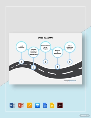 Sample Sales Roadmap Template