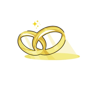 Free Wedding Rings Icon to Edit Online