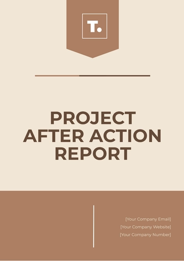 Free Project After Action Report Template to Edit Online