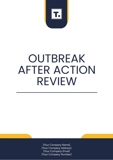 Free Outbreak After Action Report Template to Edit Online