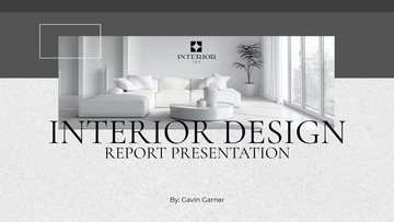 Free Interior Design Report Presentation Template to Edit Online