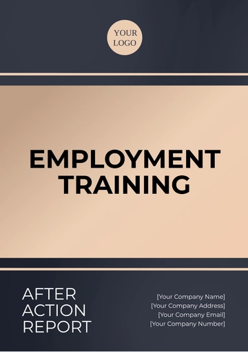 Free Employment Training After Action Report Template to Edit Online