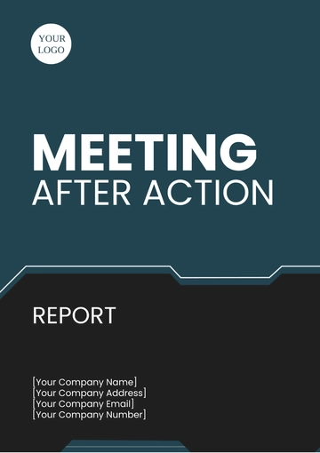 Free Meeting After Action Report Template to Edit Online