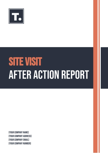 Free Site Visit After Action Report Template to Edit Online