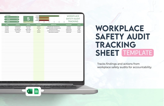 Workplace Safety Audit Tracking Sheet Template