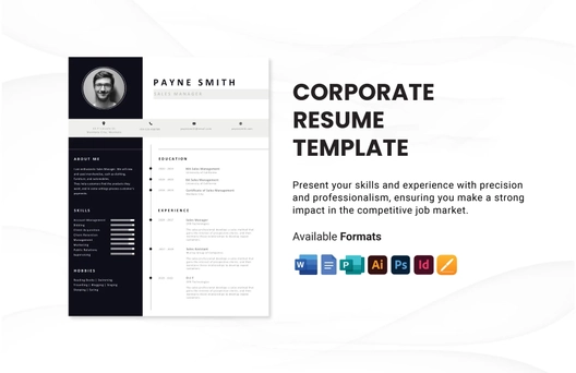 Corporate Resume Template