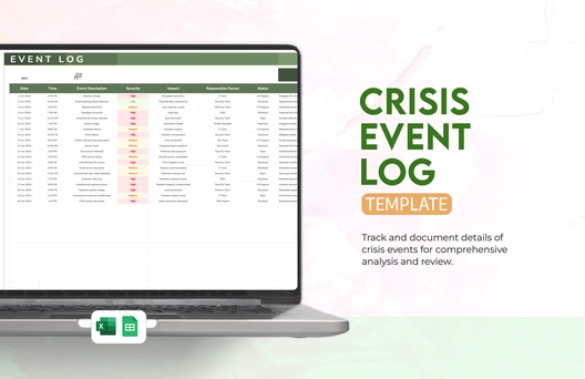 Crisis Event Log Template