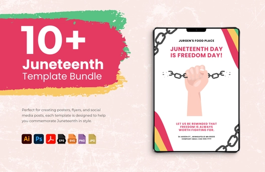 10+ Juneteenth Template Bundle