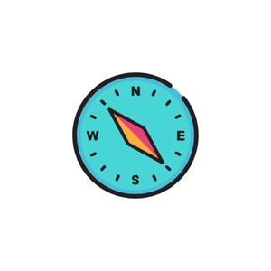 Free Compass Direction Icon to Edit Online