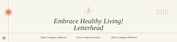 Free Minimalist Letterhead Template to Edit Online